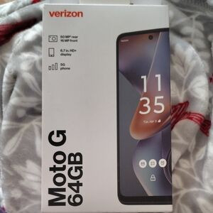 Verizon Moto G 64GB - Black Brand New Prepaid Phone